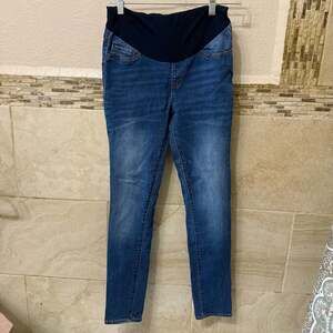 Song Maternity Medium Wash Skinny Jeans Women's Size Small